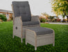 Bostin Life Recliner Chair Sun Lounge Outdoor Setting Patio Furniture Wicker Sofa Dropshipzone