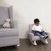 Bostin Life Little Kids Fabric Rocking Chair - Grey Baby & > Furniture