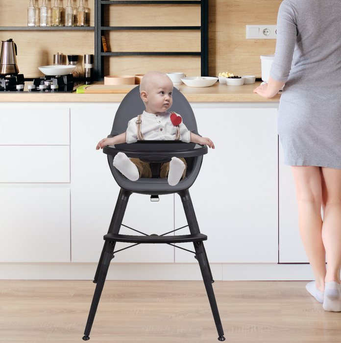 Bostin Life Modi Baby High Chair - Noir & Kids > Furniture