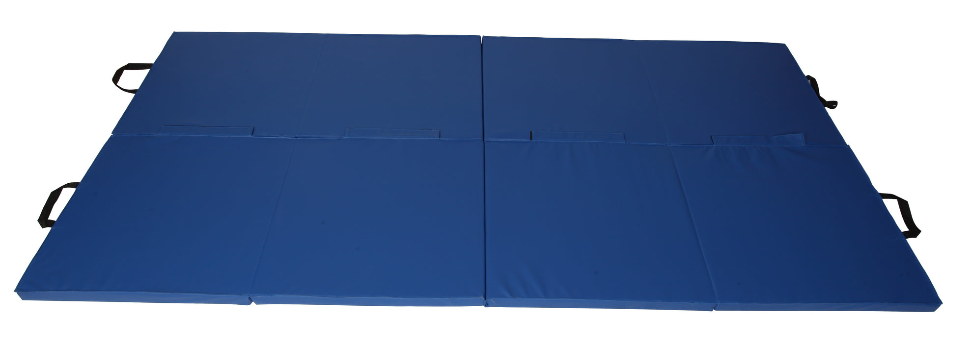 Portable Foldable Vinyl 240cm x 122cm Exercise Mat - Blue