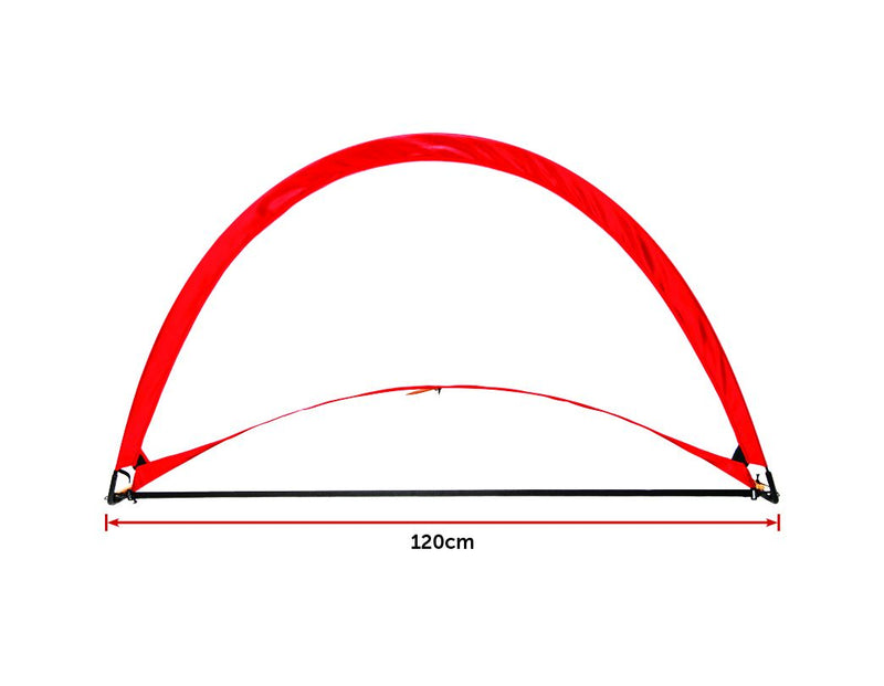 Kids Soccer Goals Set with 2 Pop Up Soccer Goals Cones and Carry Bag
