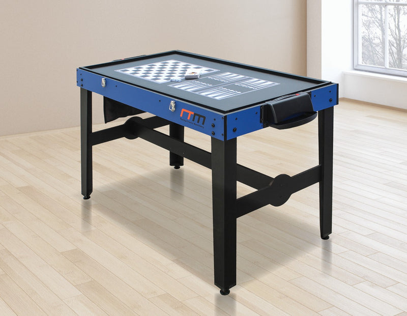 12-in-1 4FT Combo Games Table with Foosball Air Hockey Table Tennis and More