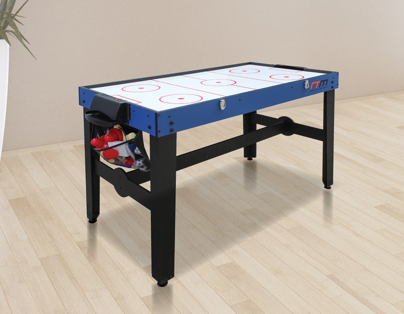 12-in-1 4FT Combo Games Table with Foosball Air Hockey Table Tennis and More