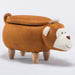 Bostin Life Ottoman Storage With Wooden Footrest - Bernice Brown Monkey Baby & Kids > Furniture