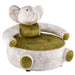 Bostin Life Kids Elephant Character Sofa / Armchair - Grey Green Baby & > Furniture