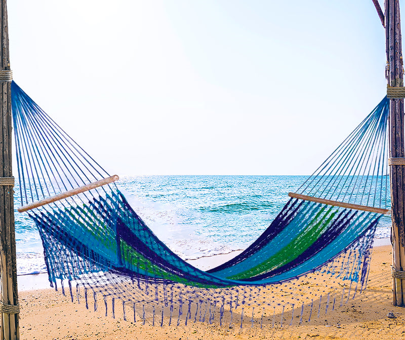 Bostin Life Resort Style Fringed King Size Hammock - Oceanica Home & Garden > Outdoor Living