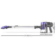Bostin Life Devanti Corded Handheld Bagless Vacuum Cleaner - Purple And Silver Dropshipzone