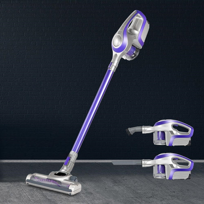 Cordless Stick Vacuum Cleaner - Purple & Grey