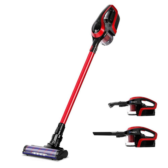 Bostin Life Devanti Cordless 150W Handstick Vacuum Cleaner - Red And Black Dropshipzone
