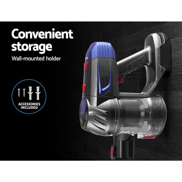 Bostin Life Handheld Vacuum Cleaner Cordless Stick Handstick Car Vac Bagless 2-Speed Led Headlight