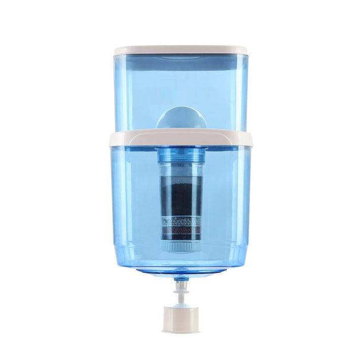22L Water Cooler Dispenser Purifier Filter Bottle Container with 6 Stage Filtration