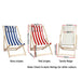 Artiss Outdoor Furniture Sun Lounge Chairs Deck Chair Folding Wooden Beach Patio >