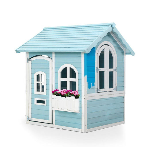 Kids Wooden Cubby House Outdoor Playhouse Pretend Play Set Childrens Toy Baby & > Toys