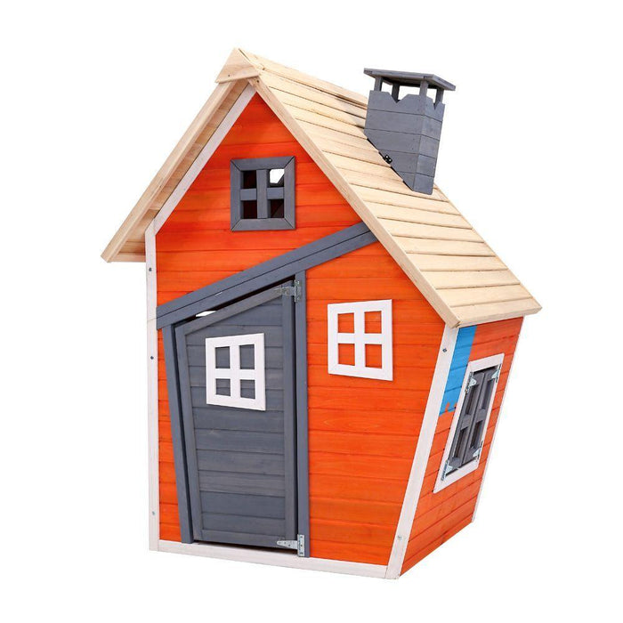 Kids Cubby House Wooden Outdoor Playhouse Childrens Toys Party Gift Baby & >