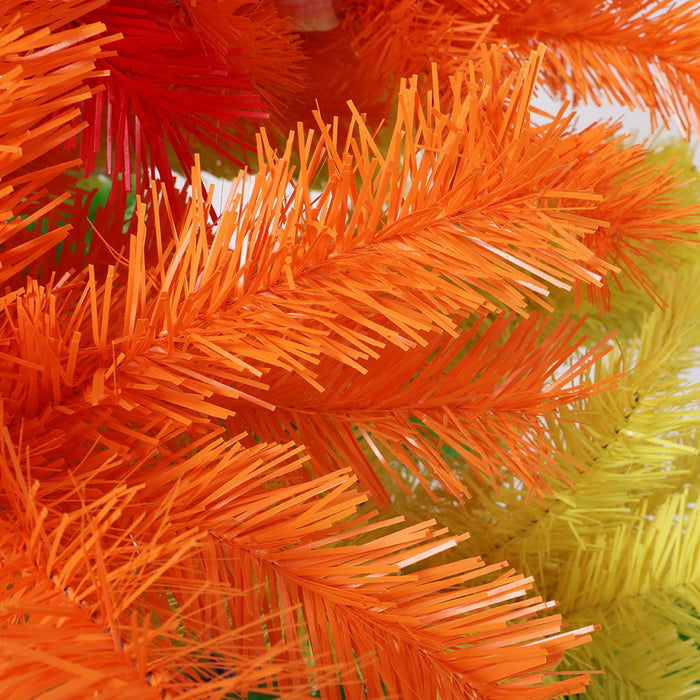 7FT 1531 Tips Rainbow Christmas Tree - Multi-colour
