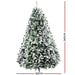 Bostin Life Jingle Jollys Christmas Tree 2.4M 8Ft Xmas Decorations Snow Home Décor 1500 Tips