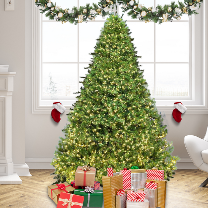 8FT 1436 Tips LED Christmas Tree - Warm White