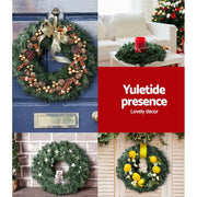 Bostin Life Jingle Jollys 60Cm Christmas Wreath - Green Occasions >