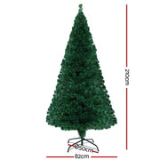 Bostin Life Jingle Jollys Christmas Tree 2.1M 7Ft Led Xmas Fibre Optic Multi Warm White Occasions >