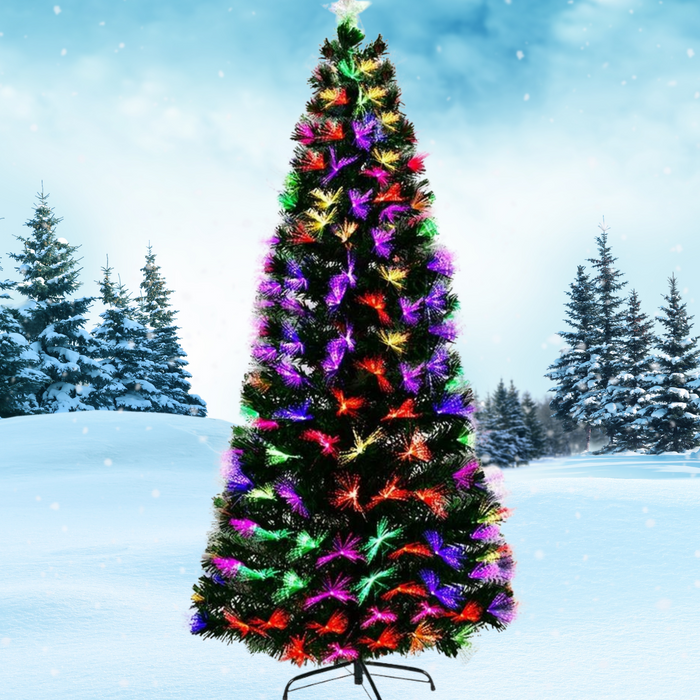 8FT 500 Tips Fibre Optic Christmas Tree