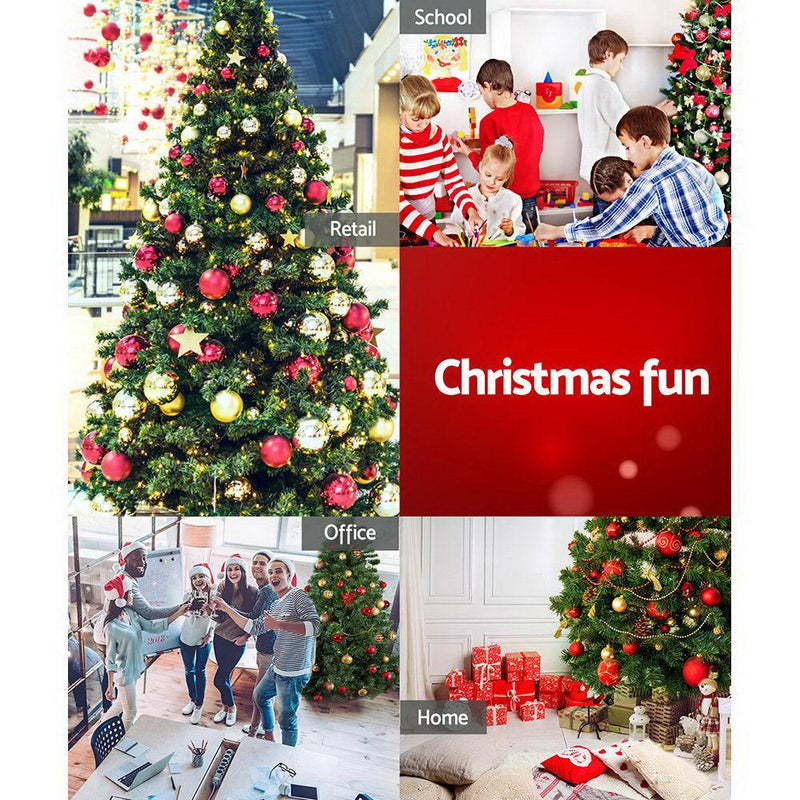 Bostin Life Jingle Jollys 1.8M 6Ft Christmas Tree Xmas Decoration Home Decor 500 Tips Green