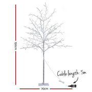 Bostin Life Jingle Jollys 1.5M Led Christmas Branch Tree 304 Xmas Warm White Optic Fiber Occasions >