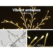 Bostin Life Jingle Jollys 1.5M Led Christmas Branch Tree 304 Xmas Warm White Optic Fiber Occasions >