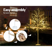 Bostin Life Jingle Jollys 1.5M Led Christmas Branch Tree 304 Xmas Warm White Optic Fiber Occasions >