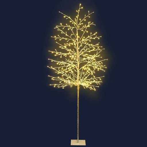 Bostin Life Jingle Jollys 2.1M Led Christmas Branch Tree 480 Xmas Warm White Optic Fiber Occasions >