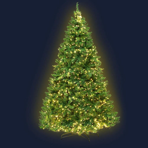 Bostin Life Jingle Jollys 2.1M 7Ft Christmas Tree 1134 Led Lights Tips Warm White Green Occasions >