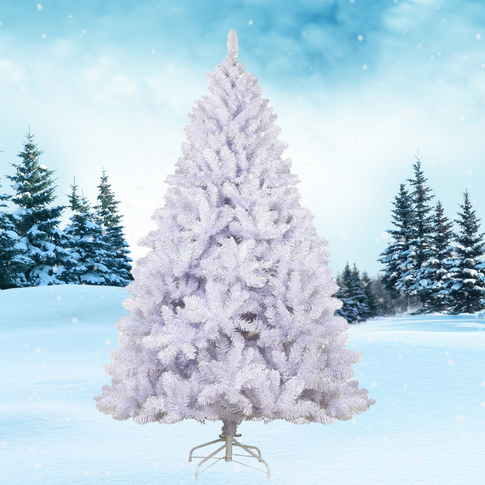 7FT 1000 Tips Christmas Tree - White