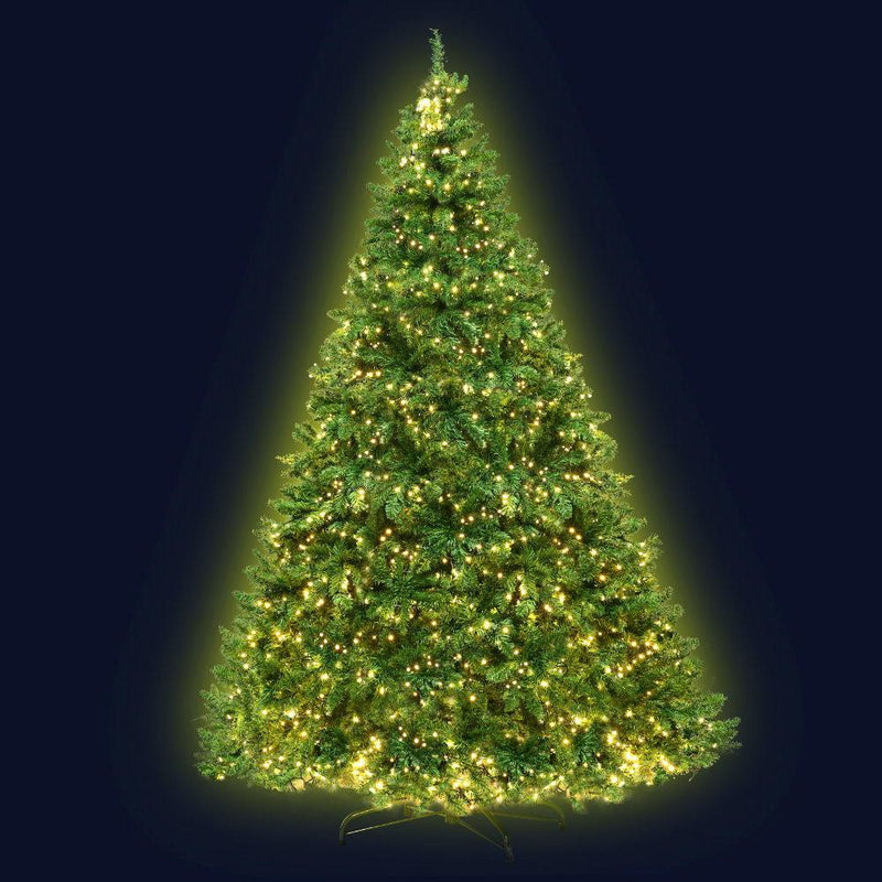 Bostin Life Jingle Jollys 2.4M 8Ft Christmas Tree 1488 Led Lights Tips Warm White Green Occasions >