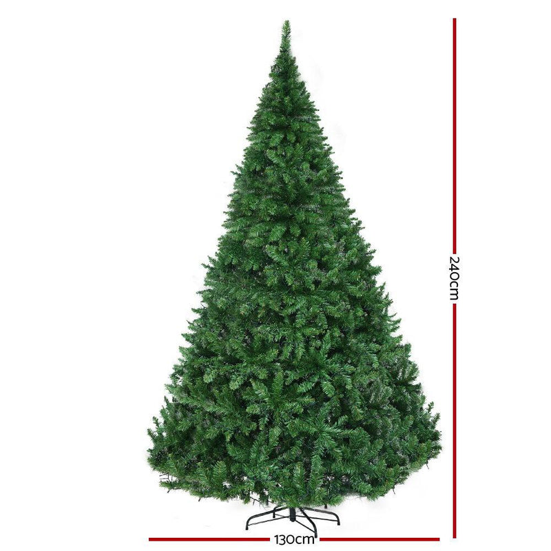 Bostin Life Jingle Jollys 2.4M 8Ft Christmas Tree 1488 Led Lights Tips Warm White Green Occasions >