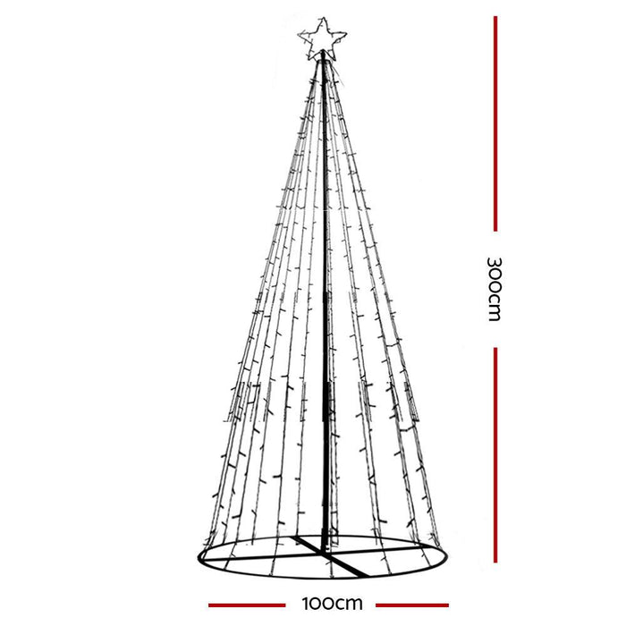 Bostin Life Jingle Jollys 3M Led Christmas Tree Lights 330 Xmas Multi Colour Optic Fibre Occasions >