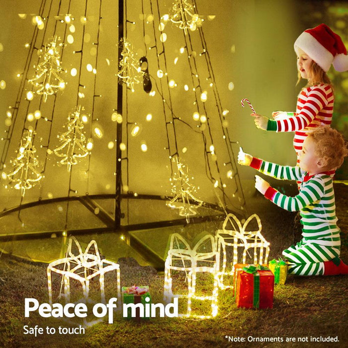 Bostin Life Jingle Jollys 3M Led Christmas Tree Lights Xmas 330Pc Warm White Optic Fibre Occasions >