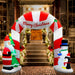 Bostin Life Jingle Jollys 3M Christmas Inflatable Archway With Santa Xmas Decor Led Occasions >