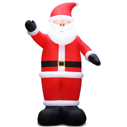 Bostin Life Jingle Jollys 5M Christmas Inflatable Santa Decorations Outdoor Air-Power Light
