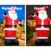 Bostin Life Jingle Jollys 5M Christmas Inflatable Santa Decorations Outdoor Air-Power Light
