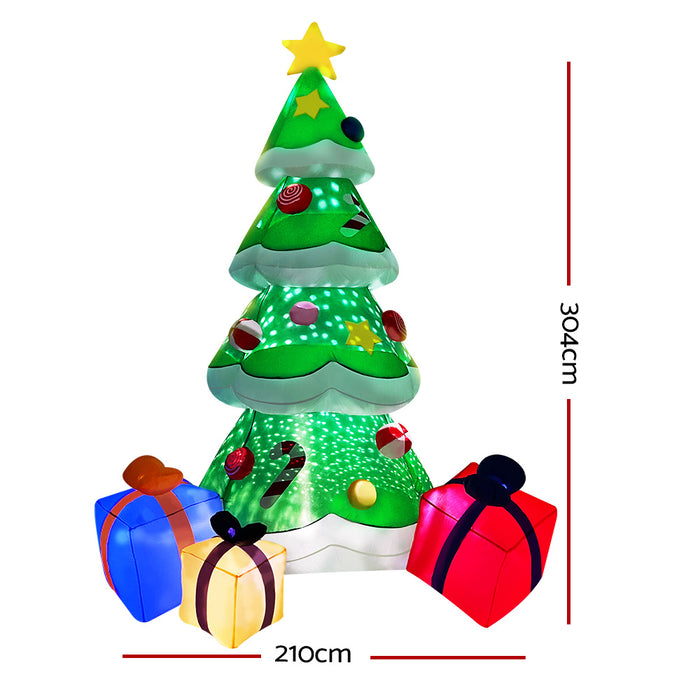 3M LED Christmas Inflatable Tree Decoration