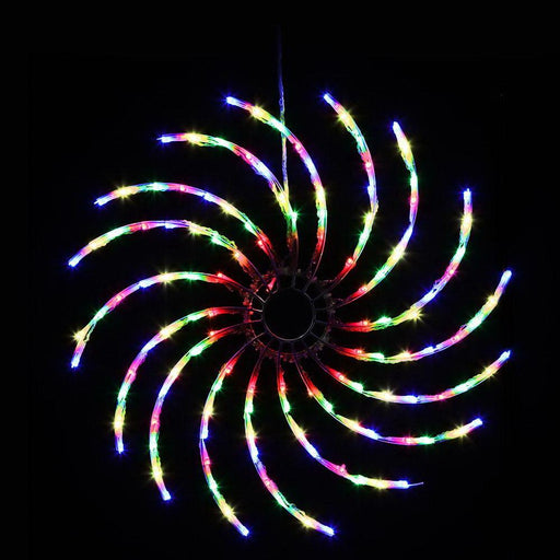 Bostin Life Jingle Jollys Christmas Motif Lights Led Spinner Light Waterproof Colourful Occasions >