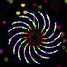 Bostin Life Jingle Jollys Christmas Motif Lights Led Spinner Light Waterproof Colourful Occasions >