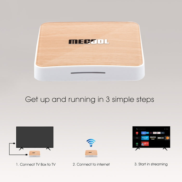 MECOOL KM6 4K Smart TV BOX Android TV Media Player with Remote Control