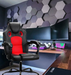 Bostin Life Massage Office Chair Gaming Computer Seat Recliner Racer Red Dropshipzone