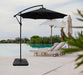 Bostin Life Instahut 3M Umbrella With 50X50Cm Base Outdoor Umbrellas Cantilever Sun Stand Uv Garden