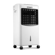 Bostin Life Devanti Portable Evaporative Air Cooler And Humidifier Conditioner - Black & White