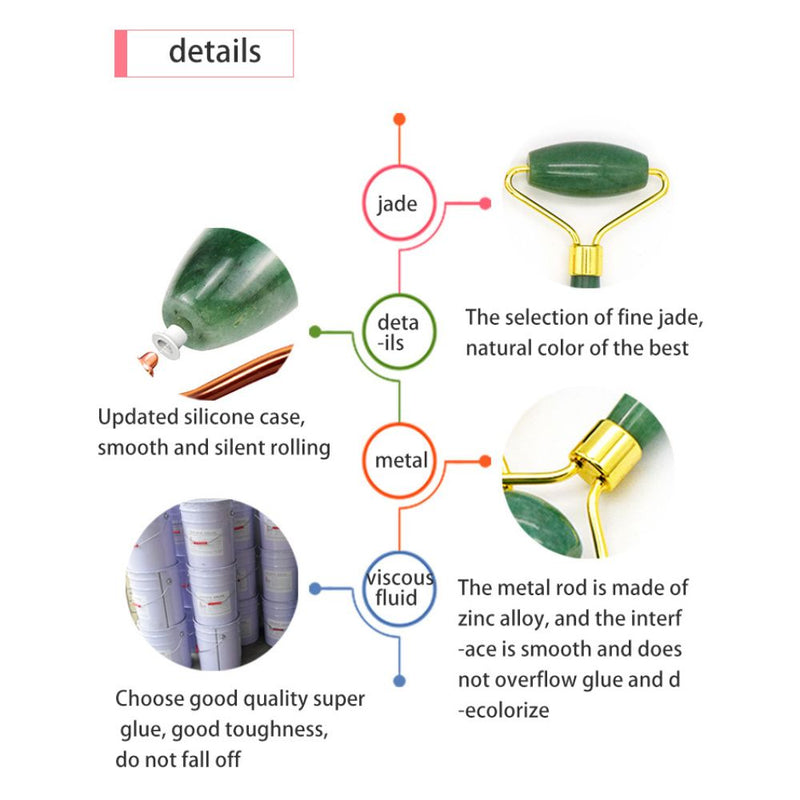 Gua Sha Crystal Stone Massager Roller in Various Colours & Sets