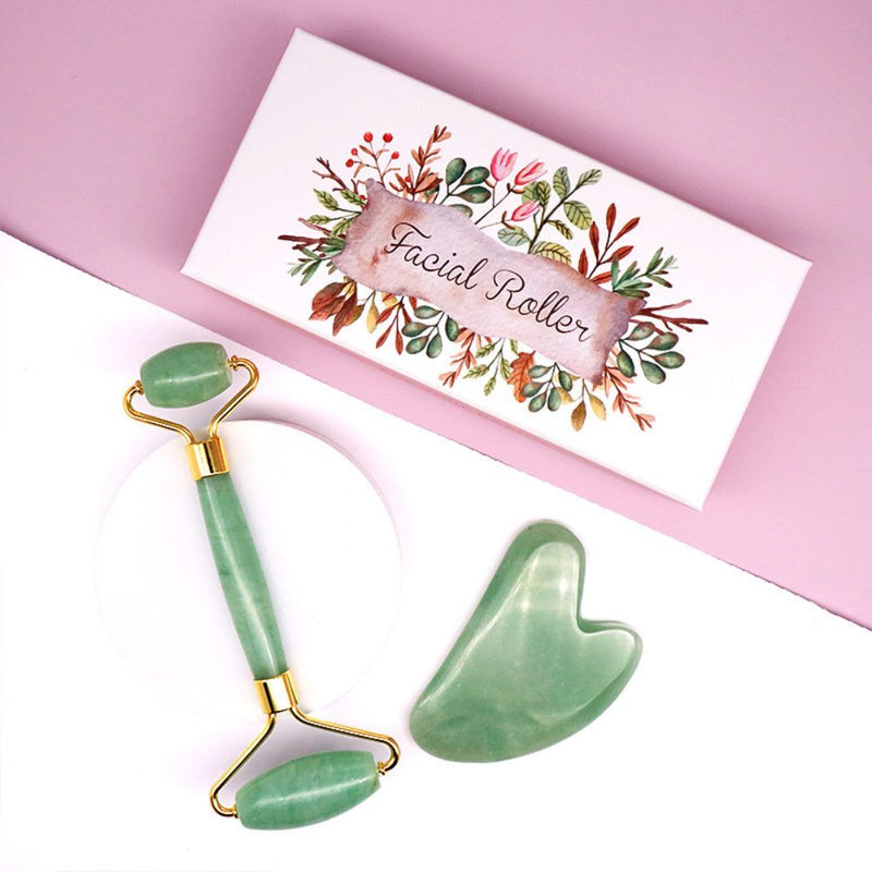 Gua Sha Crystal Stone Massager Roller in Various Colours & Sets