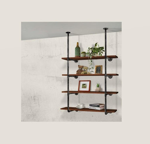 Bostin Life Artiss Wall Shelves Display Bookshelf Industrial Diy Pipe Shelf Rustic Brackets