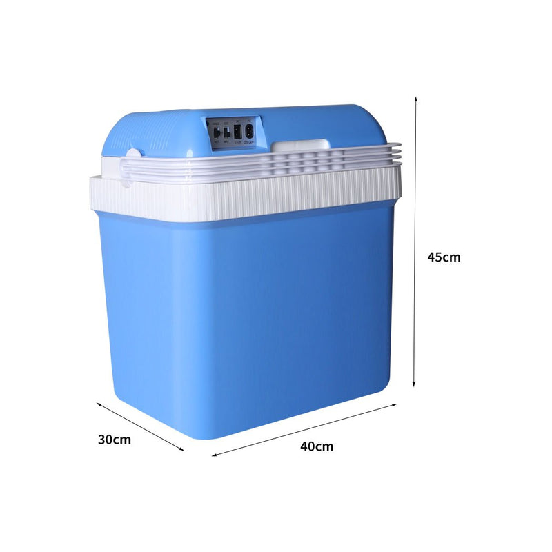 Bostin Life 24L Cool Ice Insulated Box Cooler Cooling Heating Portable Storage Camping Fridge