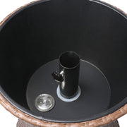 Bostin Life Ice Bucket Cooler Table Bar Outdoor Setting Furniture Patio Pool Storage Box - Brown
